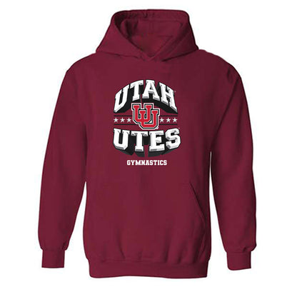 Utah - NCAA Women's Gymnastics : Clara Raposo - Generic Shersey Hooded Sweatshirt-0