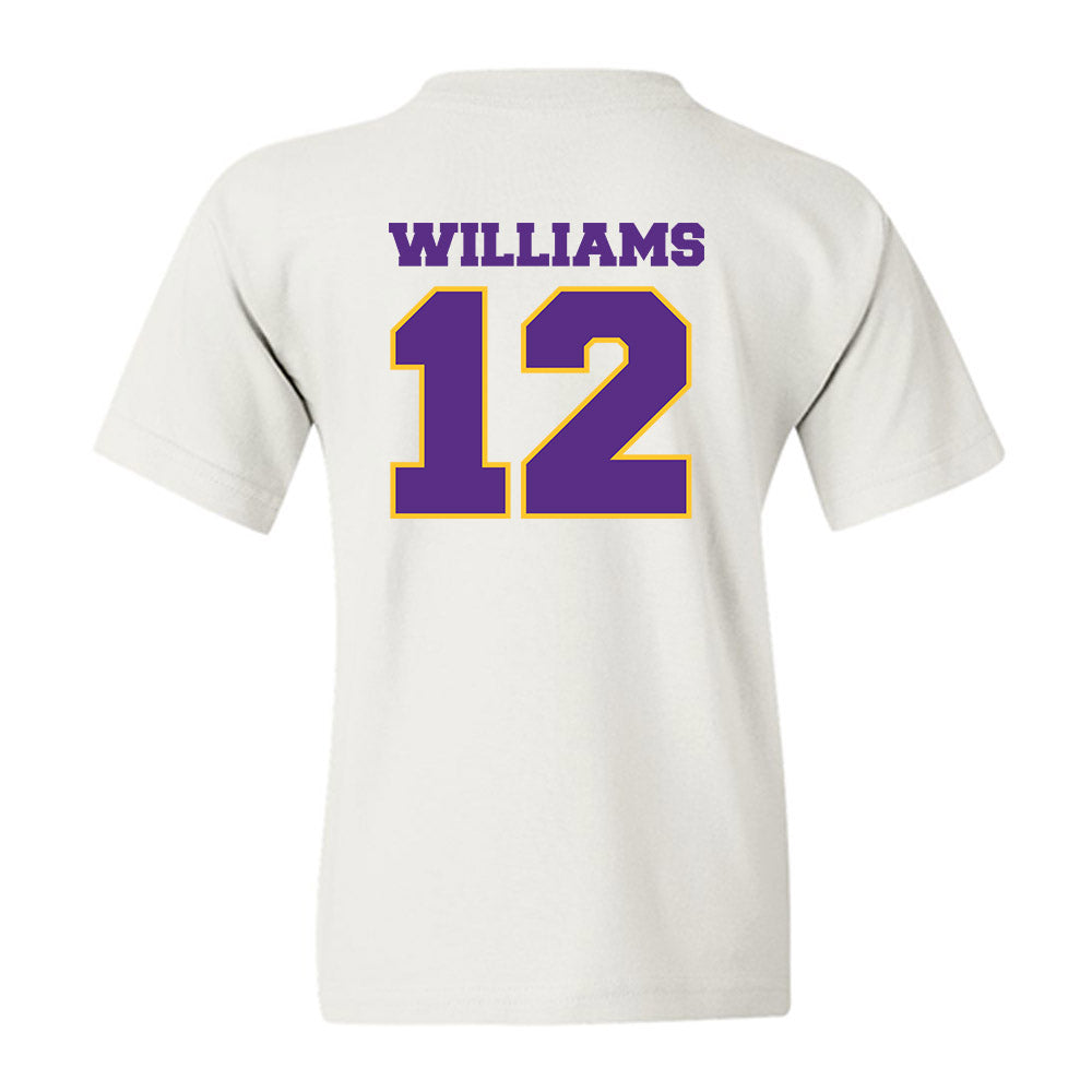 LSU - NCAA Women's Basketball : Mikaylah Williams - Sports Shersey Youth T-Shirt-1