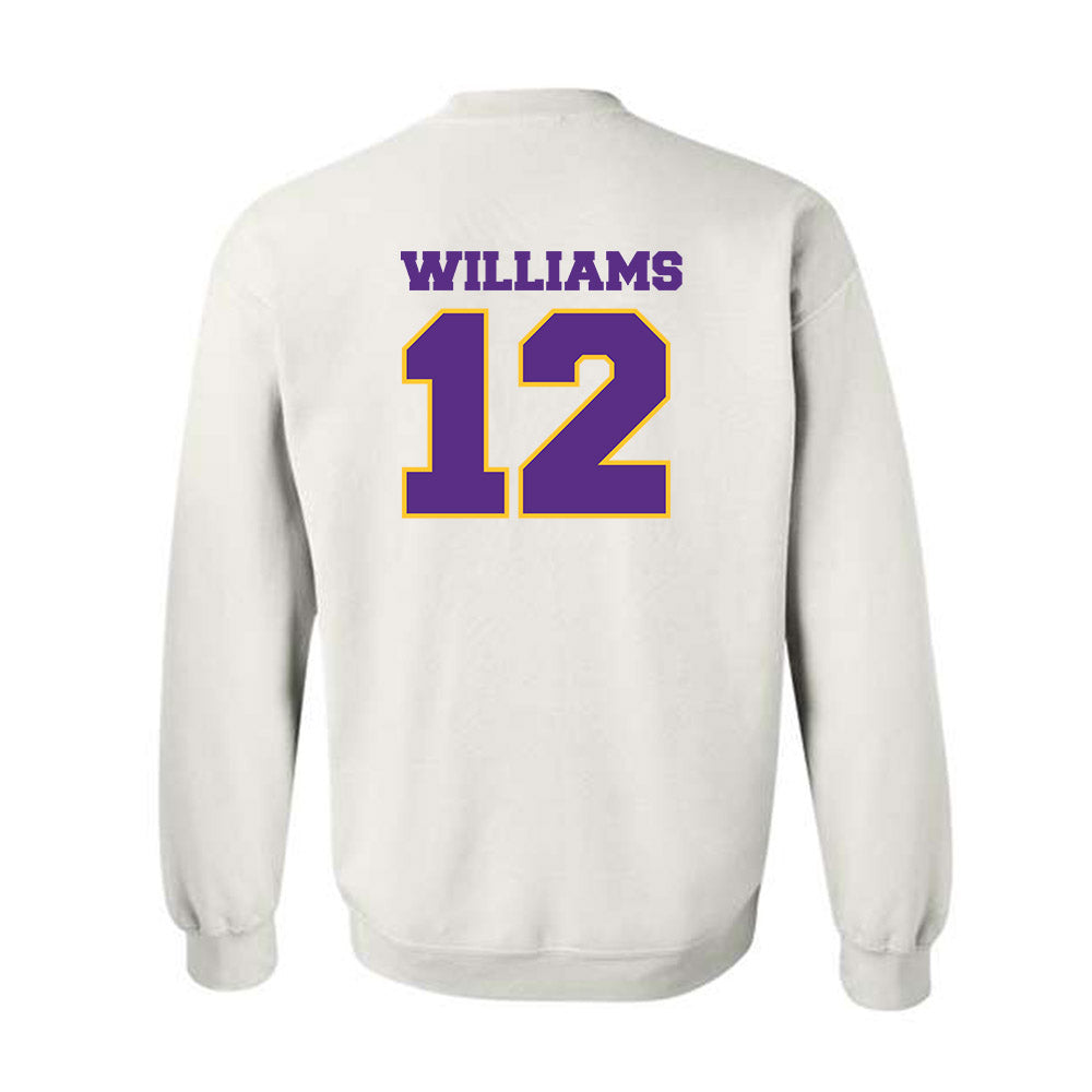 LSU - NCAA Women's Basketball : Mikaylah Williams - Sports Shersey Crewneck Sweatshirt-1