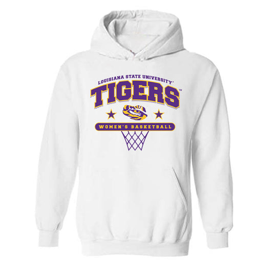 LSU - NCAA Women's Basketball : Amiya Joyner - Sports Shersey Hooded Sweatshirt-0