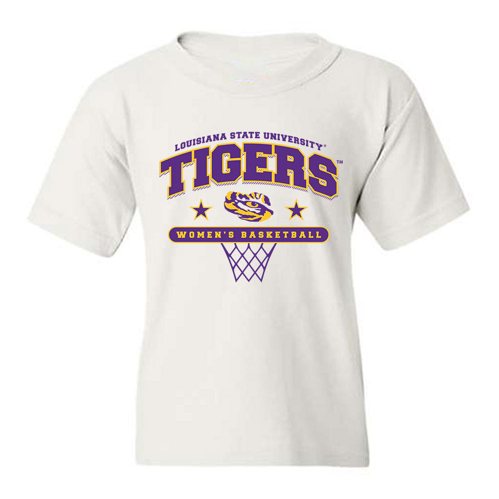 LSU - NCAA Women's Basketball : Divine Bourrage - Sports Shersey Youth T-Shirt-0