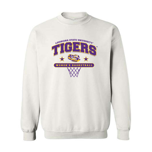 LSU - NCAA Women's Basketball : Amiya Joyner - Sports Shersey Crewneck Sweatshirt-0