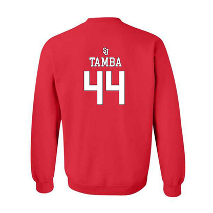 St. Johns - NCAA Men's Basketball : Handje Tamba - Sports Shersey Crewneck Sweatshirt-1