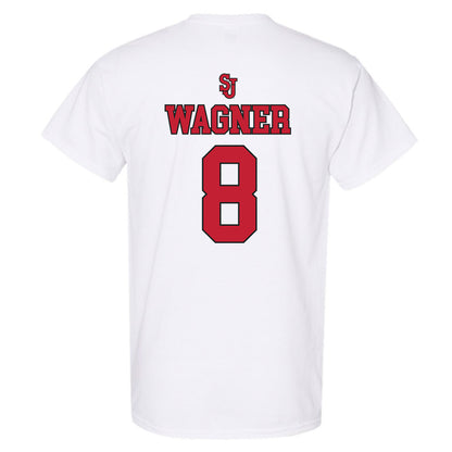St. Johns - NCAA Women's Basketball : Shaulana Wagner - Sports Shersey T-Shirt-1