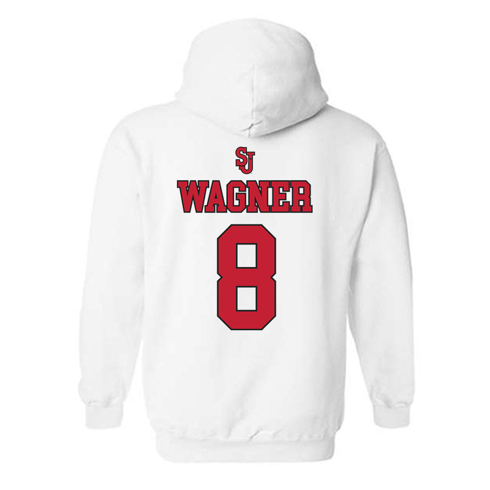 St. Johns - NCAA Women's Basketball : Shaulana Wagner - Sports Shersey Hooded Sweatshirt-1