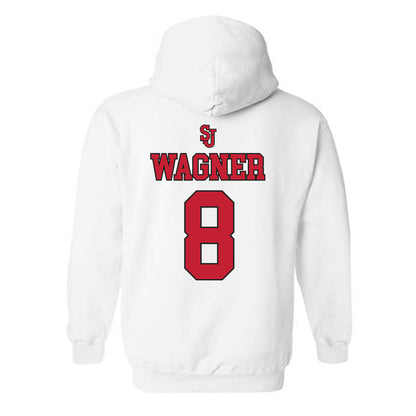 St. Johns - NCAA Women's Basketball : Shaulana Wagner - Sports Shersey Hooded Sweatshirt-1