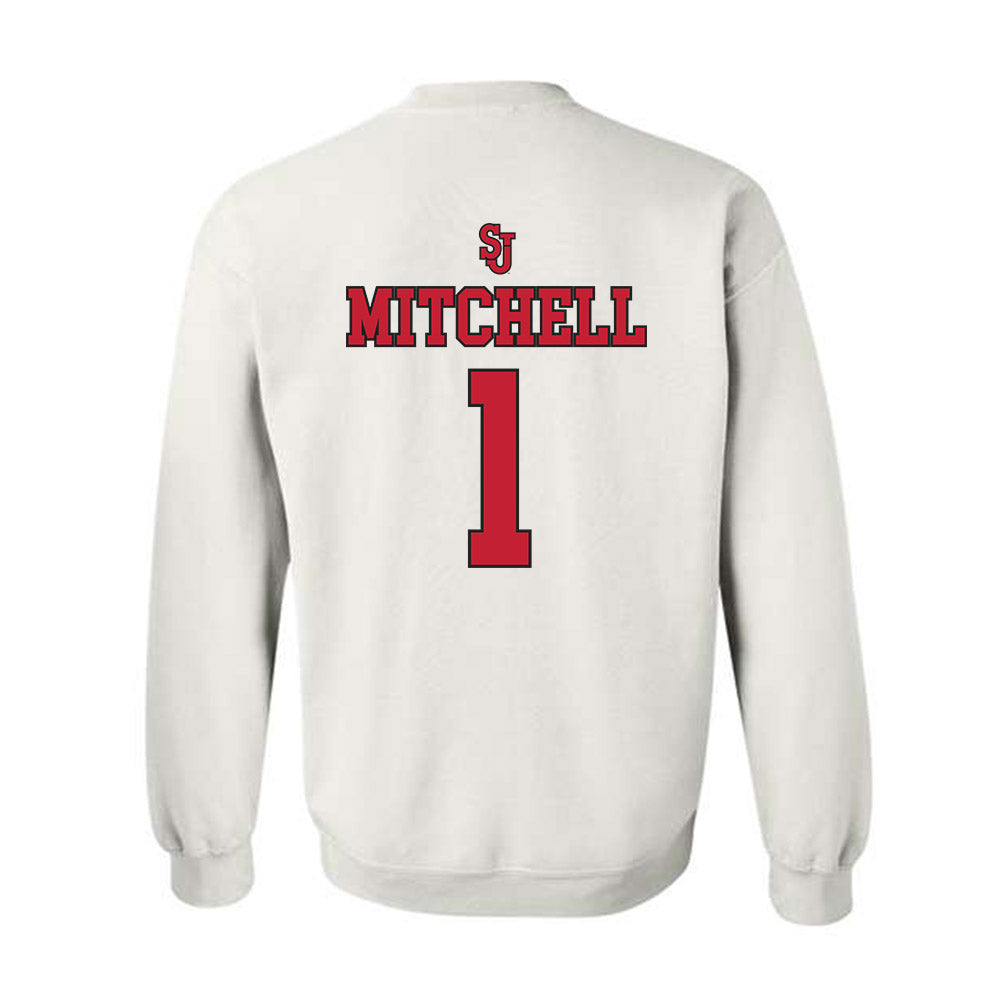 St. Johns - NCAA Men's Basketball : Dillon Mitchell - Sports Shersey Crewneck Sweatshirt-1