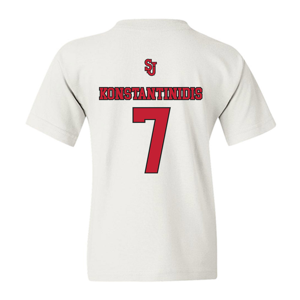 St. Johns - NCAA Men's Basketball : Fotis Konstantinidis - Sports Shersey Youth T-Shirt-1