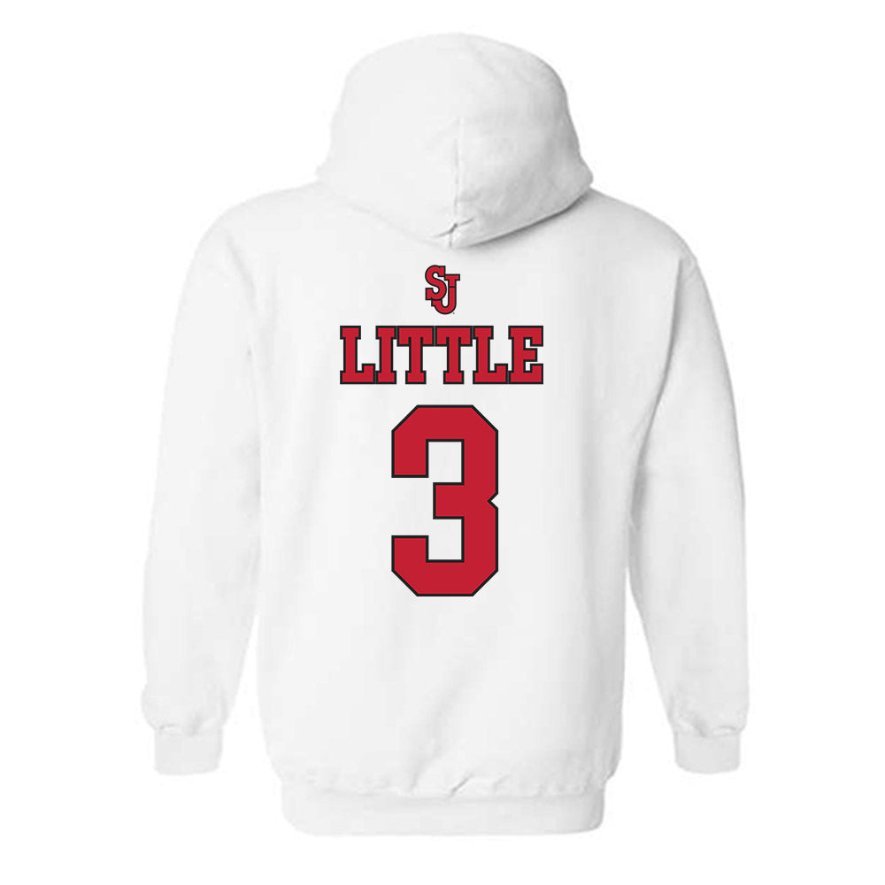 St. Johns - NCAA Women's Basketball : Ariel Little - Sports Shersey Hooded Sweatshirt-1
