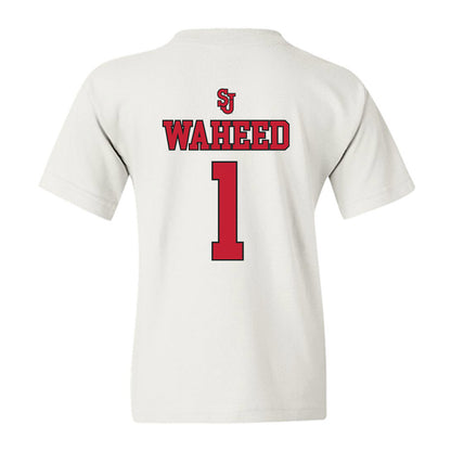 St. Johns - NCAA Women's Basketball : Beautiful Waheed - Sports Shersey Youth T-Shirt-1