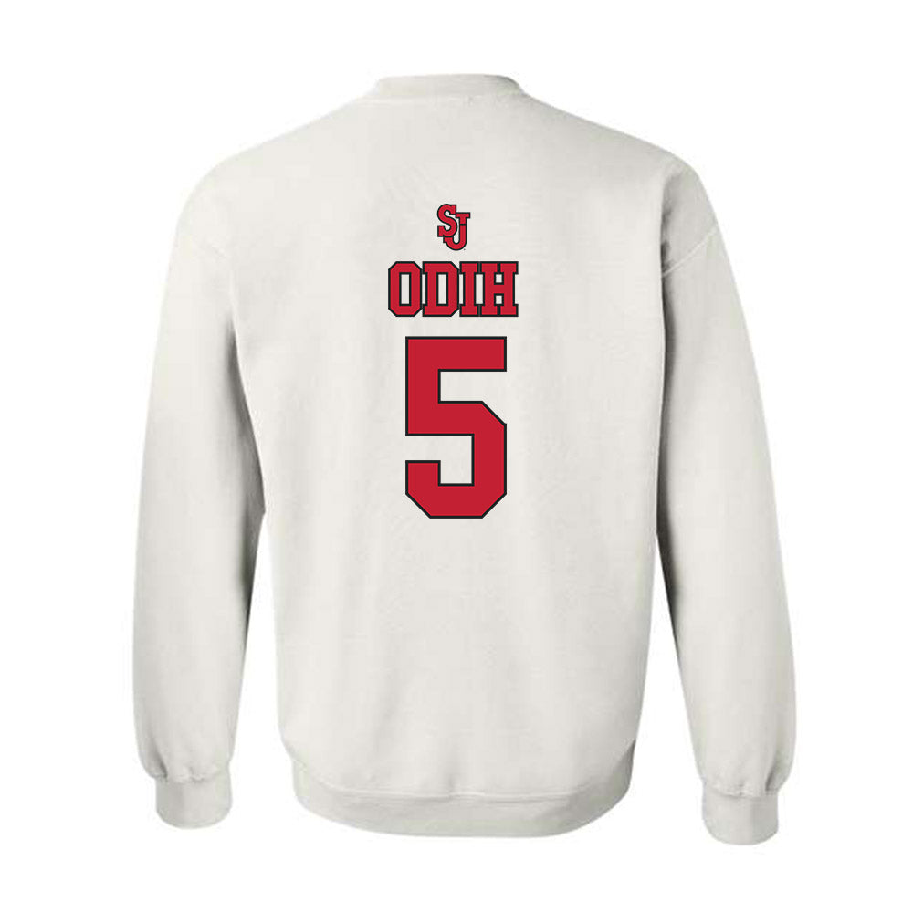 St. Johns - NCAA Men's Basketball : Kelvin Odih - Sports Shersey Crewneck Sweatshirt-1