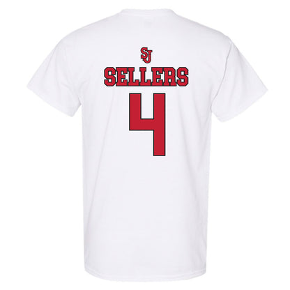 St. Johns - NCAA Men's Basketball : Oziyah Sellers - Sports Shersey T-Shirt-1