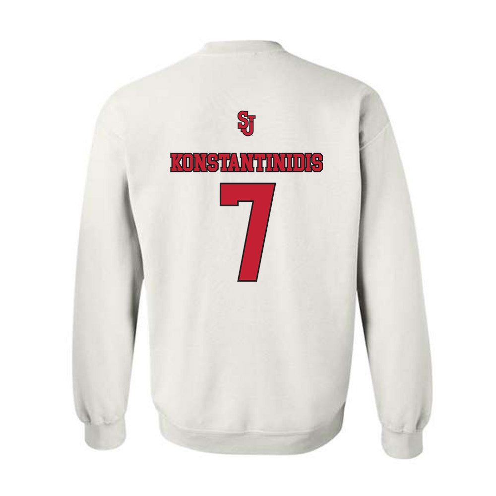 St. Johns - NCAA Men's Basketball : Fotis Konstantinidis - Sports Shersey Crewneck Sweatshirt-1