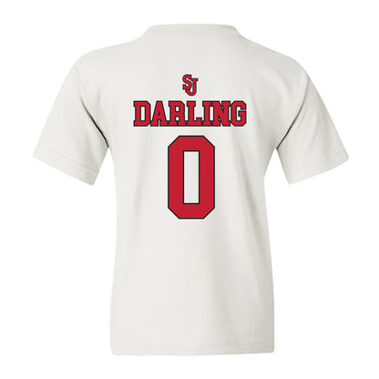 St. Johns - NCAA Men's Basketball : Dylan Darling - Sports Shersey Youth T-Shirt-1