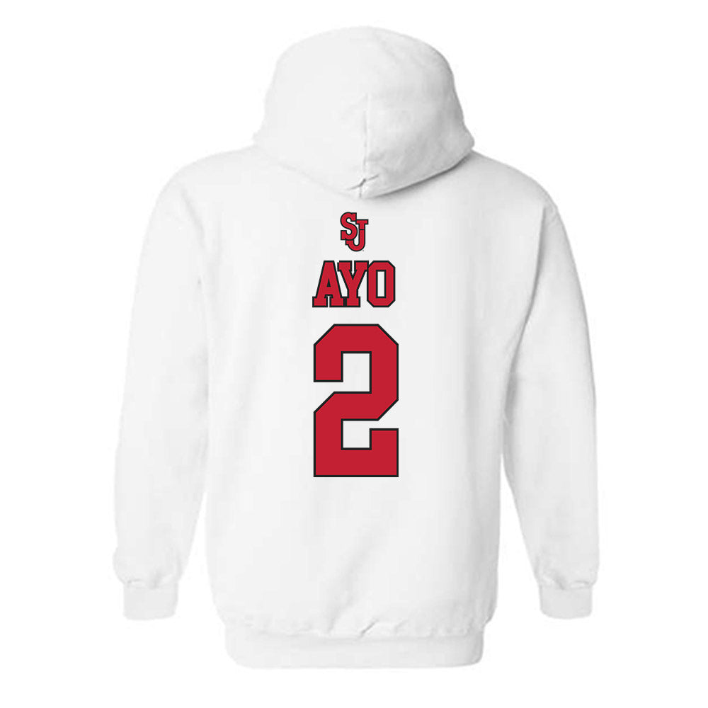 St. Johns - NCAA Men's Basketball : Sadiku Ayo - Sports Shersey Hooded Sweatshirt