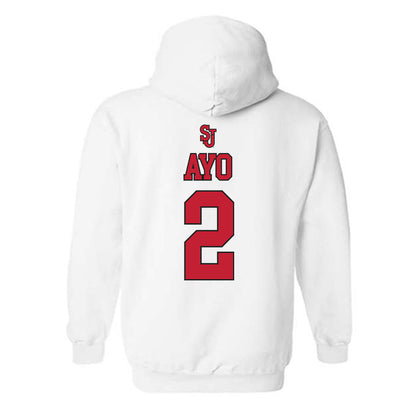 St. Johns - NCAA Men's Basketball : Sadiku Ayo - Sports Shersey Hooded Sweatshirt