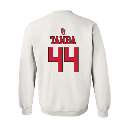 St. Johns - NCAA Men's Basketball : Handje Tamba - Sports Shersey Crewneck Sweatshirt-1