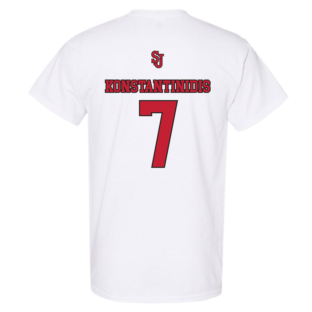St. Johns - NCAA Men's Basketball : Fotis Konstantinidis - Sports Shersey T-Shirt-1