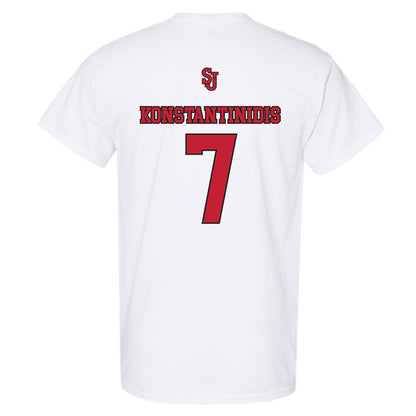 St. Johns - NCAA Men's Basketball : Fotis Konstantinidis - Sports Shersey T-Shirt-1