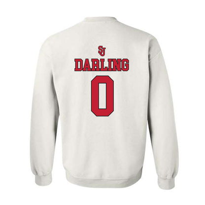 St. Johns - NCAA Men's Basketball : Dylan Darling - Sports Shersey Crewneck Sweatshirt-1