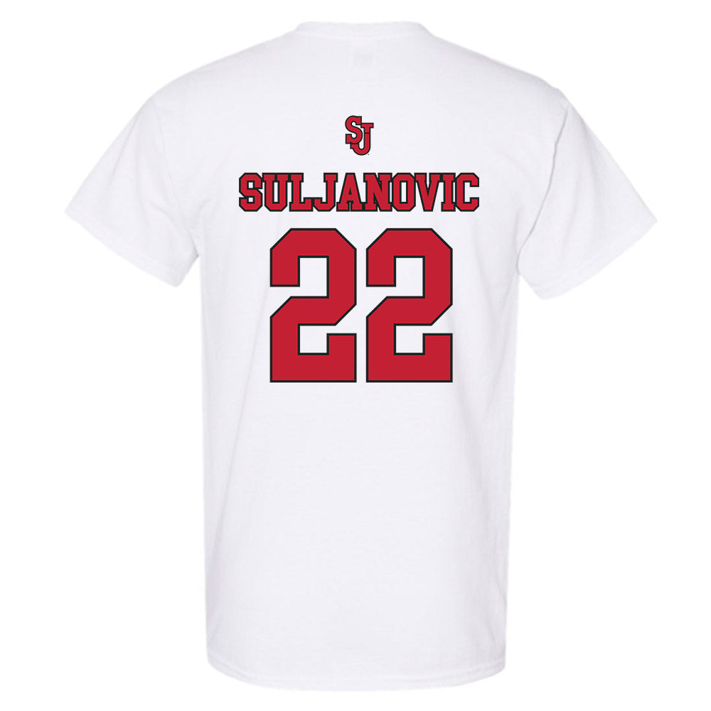 St. Johns - NCAA Men's Basketball : Imran Suljanovic - Sports Shersey T-Shirt-1