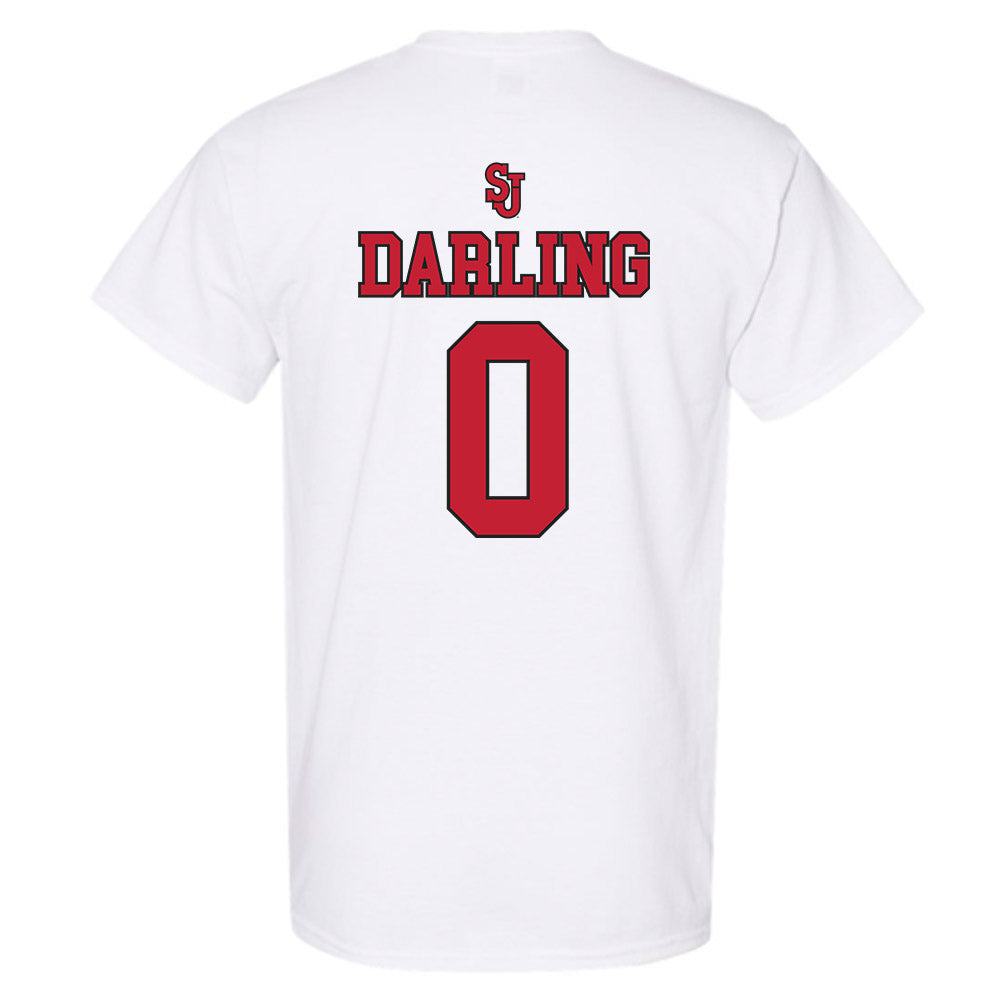 St. Johns - NCAA Men's Basketball : Dylan Darling - Sports Shersey T-Shirt-1