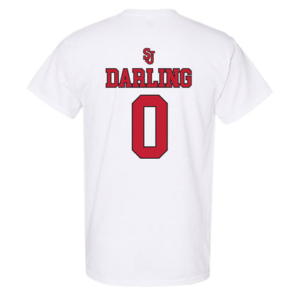 St. Johns - NCAA Men's Basketball : Dylan Darling - Sports Shersey T-Shirt-1
