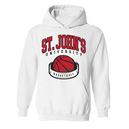 St. Johns - NCAA Women's Basketball : Julie Bahati - Sports Shersey Hooded Sweatshirt-0