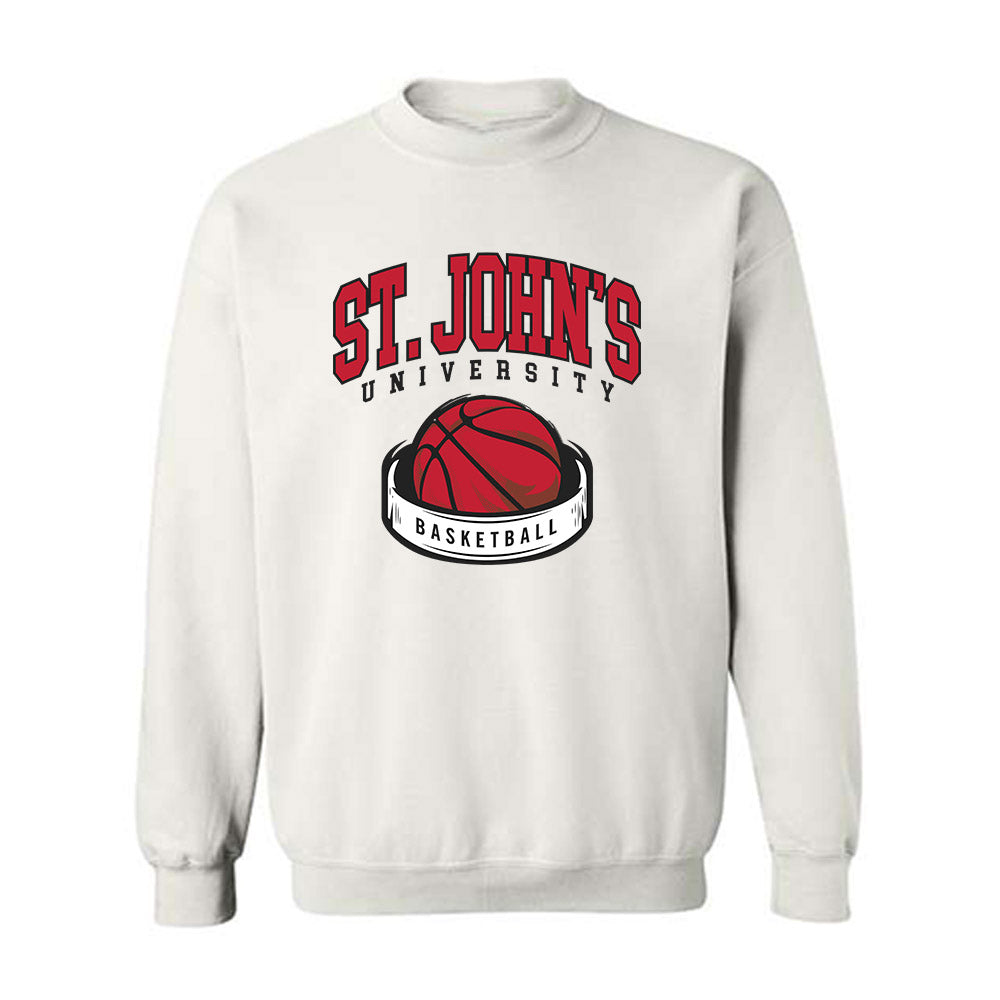 St. Johns - NCAA Men's Basketball : Lefteris Liotopoulos - Sports Shersey Crewneck Sweatshirt-0