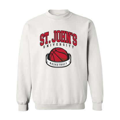 St. Johns - NCAA Men's Basketball : Lefteris Liotopoulos - Sports Shersey Crewneck Sweatshirt-0