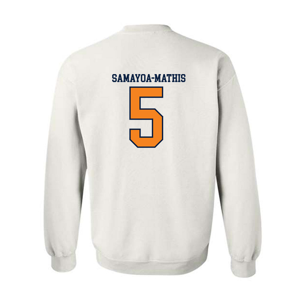 UTEP - NCAA Women's Basketball : Heaven Samayoa-Mathis - Replica Shersey Crewneck Sweatshirt-1