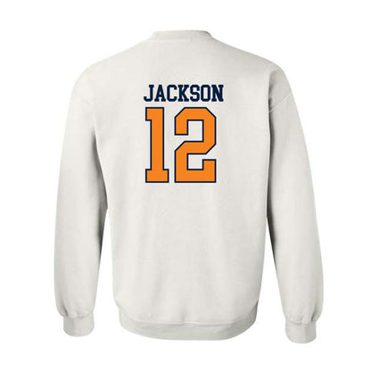 UTEP - Men's Basketball Legends : Stefon Jackson - Replica Shersey Crewneck Sweatshirt-1