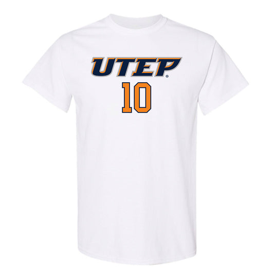 UTEP - Men's Basketball Legends : Tim Hardaway - Replica Shersey T-Shirt-0