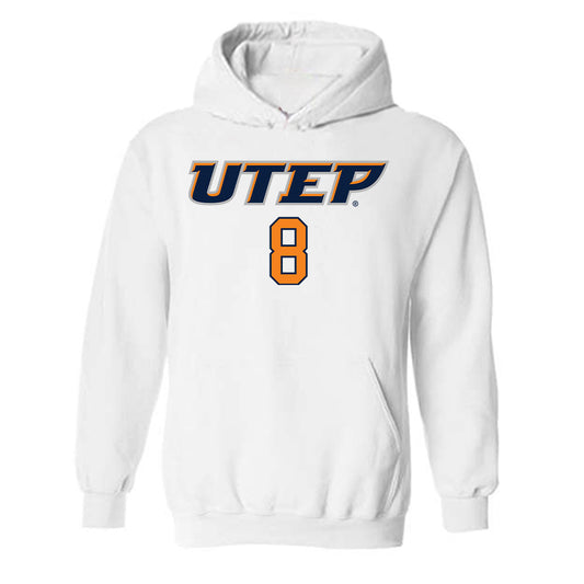 UTEP - NCAA Women's Basketball : Brooklyn Terry - Replica Shersey Hooded Sweatshirt-0