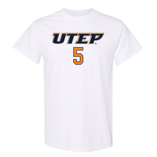 UTEP - NCAA Women's Basketball : Heaven Samayoa-Mathis - Replica Shersey T-Shirt-0