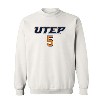 UTEP - NCAA Women's Basketball : Heaven Samayoa-Mathis - Replica Shersey Crewneck Sweatshirt-0
