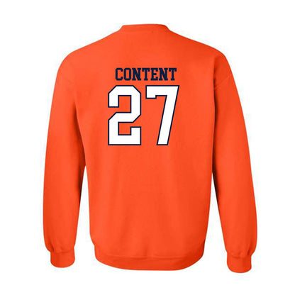 UTEP - NCAA Football : Justin Content - Generic Shersey Crewneck Sweatshirt