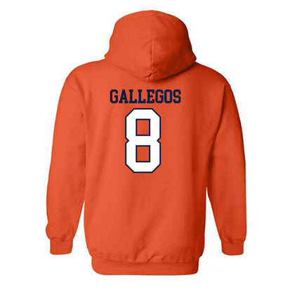 UTEP - NCAA Softball : Audrey Gallegos - Generic Shersey Hooded Sweatshirt