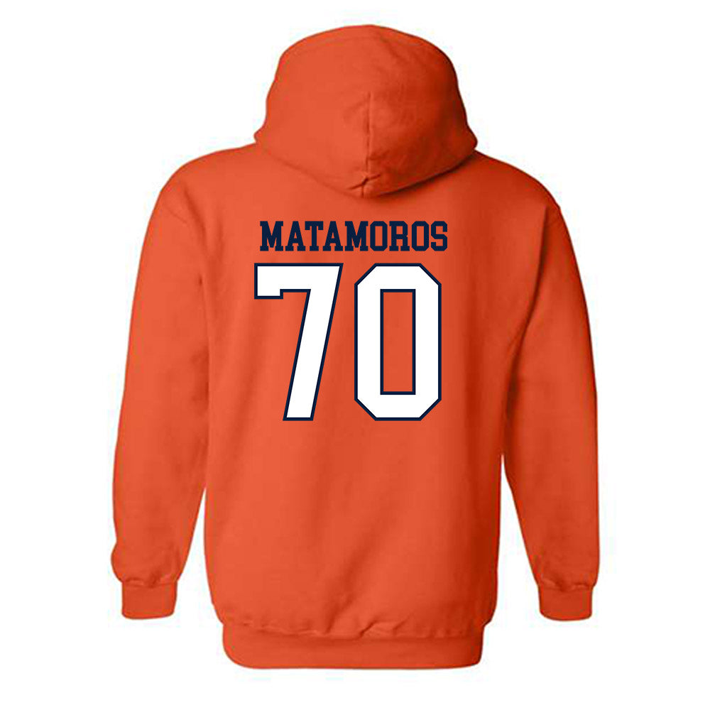 UTEP - NCAA Football : Luka Matamoros - Generic Shersey Hooded Sweatshirt