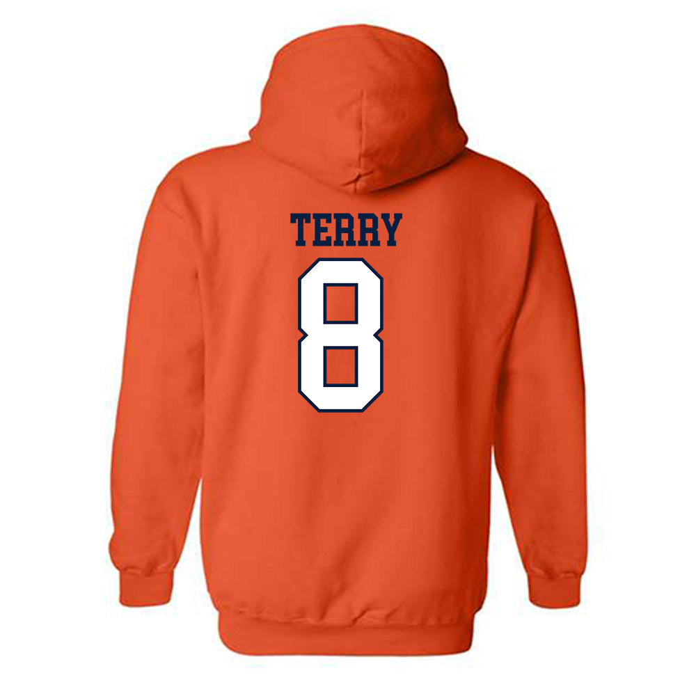 UTEP - NCAA Women's Basketball : Brooklyn Terry - Generic Shersey Hooded Sweatshirt-1