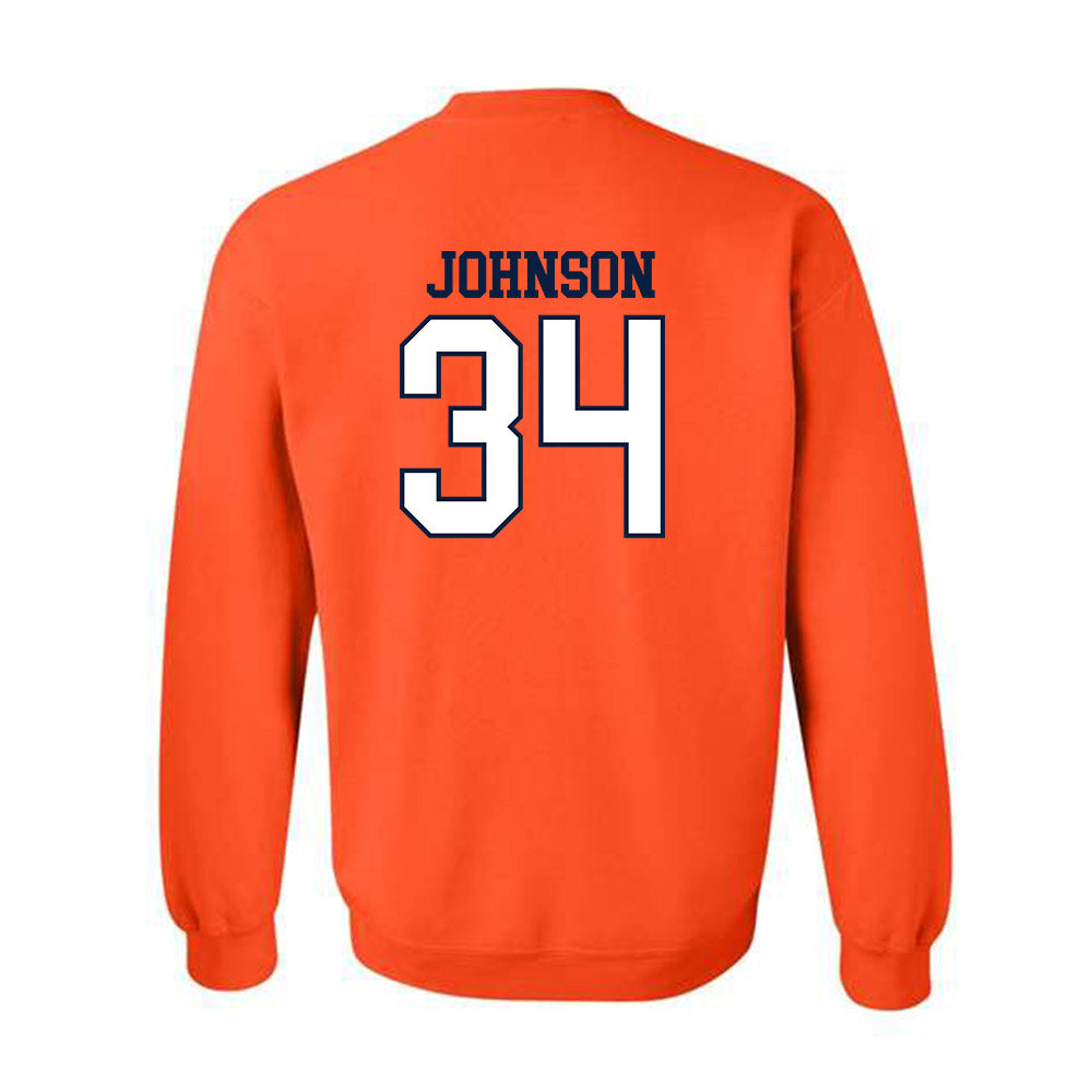 UTEP - NCAA Football : Xavier Johnson - Generic Shersey Crewneck Sweatshirt