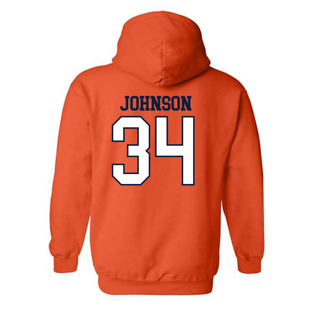 UTEP - NCAA Football : Xavier Johnson - Generic Shersey Hooded Sweatshirt