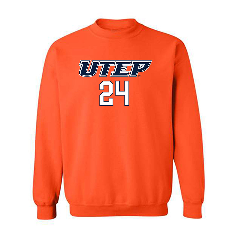 UTEP - NCAA Football : Jaime Guerrero Jr - Generic Shersey Crewneck Sweatshirt