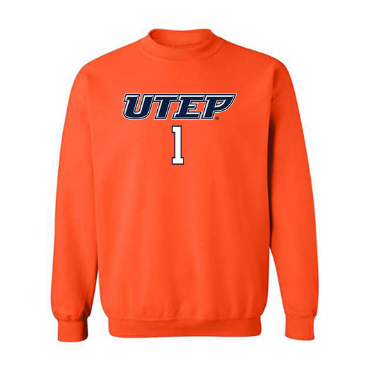UTEP - NCAA Football : Ashten Emory - Generic Shersey Crewneck Sweatshirt-0
