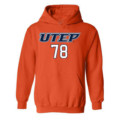 UTEP - NCAA Football : Ryder Slaton - Generic Shersey Hooded Sweatshirt-0