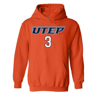 UTEP - NCAA Beach Volleyball : Mila Popovic - Generic Shersey Hooded Sweatshirt-0