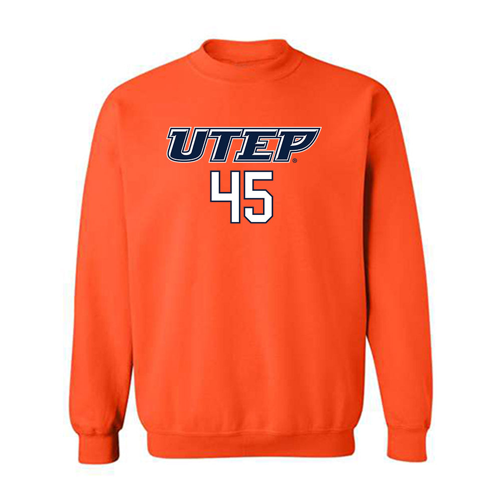 UTEP - NCAA Football : Justin Lee - Generic Shersey Crewneck Sweatshirt-0