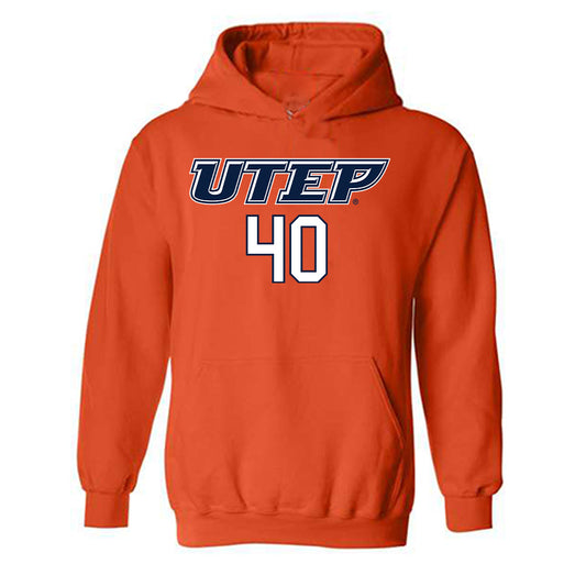 UTEP - NCAA Football : Jaxon Smith - Generic Shersey Hooded Sweatshirt-0