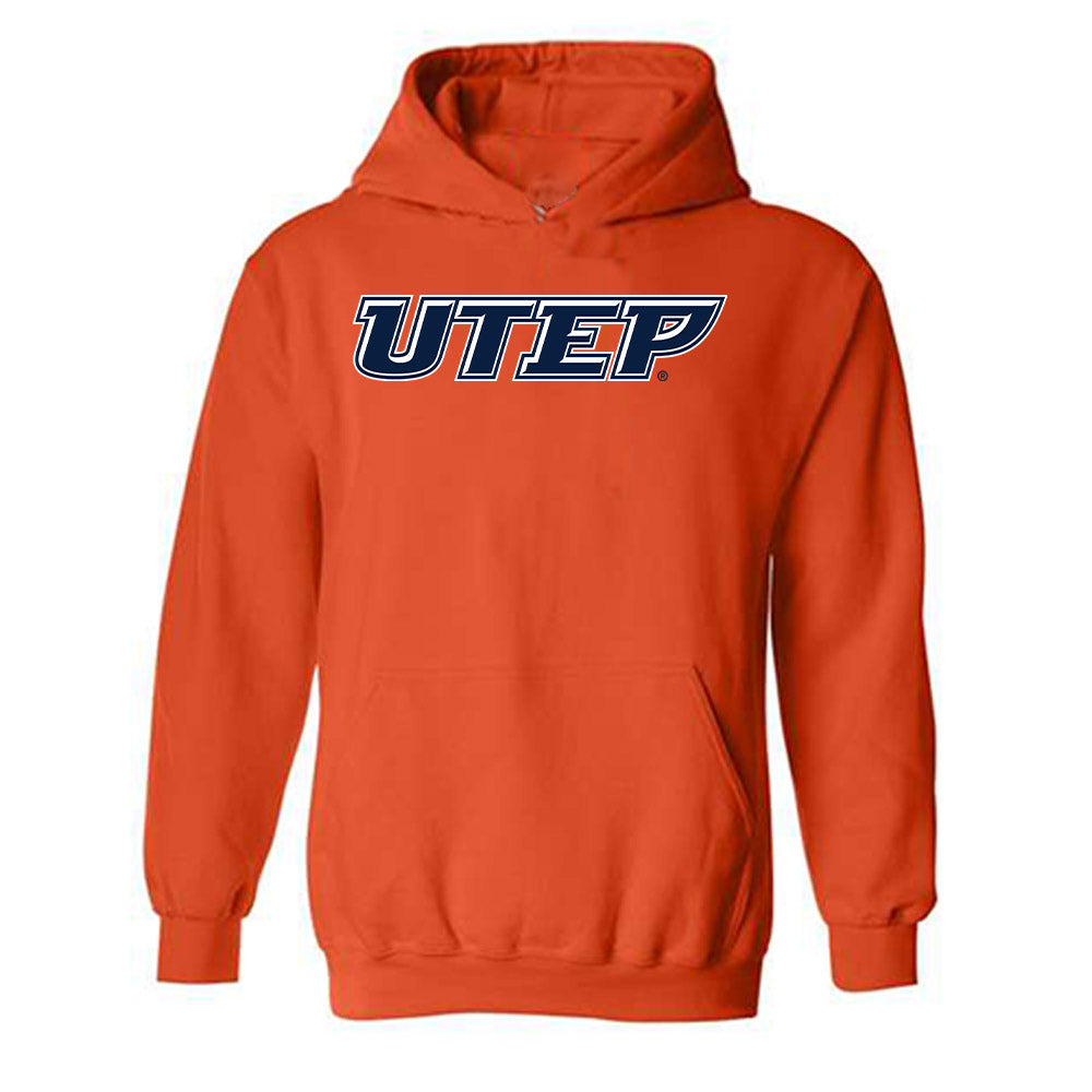 UTEP - NCAA Rifle : Xan Keel - Generic Shersey Hooded Sweatshirt-0