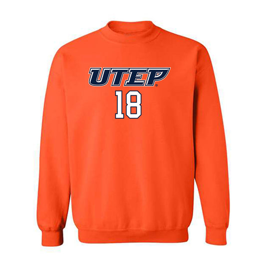 UTEP - NCAA Women's Soccer : Ava Grosso - Generic Shersey Crewneck Sweatshirt-0